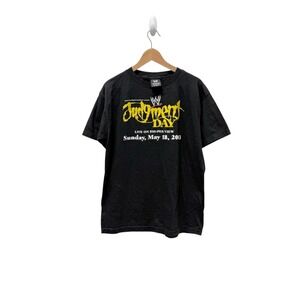 Vintage WWE Judgment Day 2003‎ T-Shirt Mens Wrestling Black Graphic Tee
